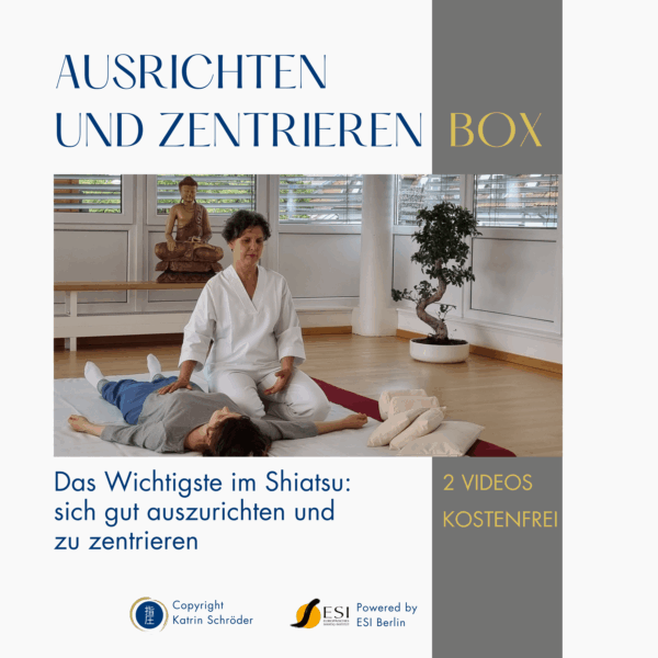Ausrichten und Zentrieren im Shiatsu | 2 Videos: 16 Min. | alle Level | Stream