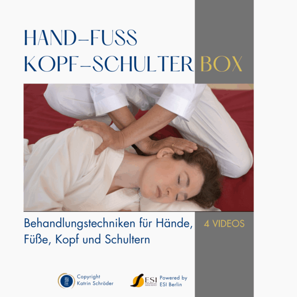 Dehnen und Ausstreichen von Hand, Fuß, Kopf und Schulter im Shiatsu | 4 Videos: 28 Min. | alle Level | Stream